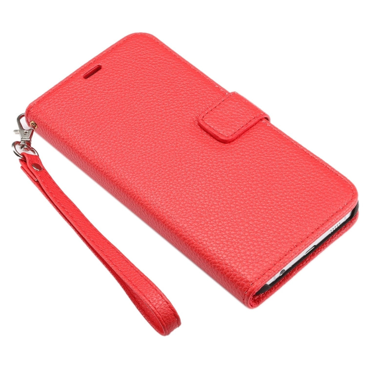 For Galaxy S6 Edge+ / G928 Litchi Texture Horizontal Flip Leather Case with Card Slots & Holder & Wallet & Photo Frame & Lanyard