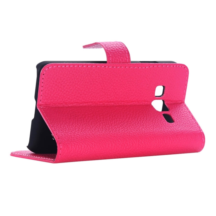 Litchi Texture Horizontal Flip Leather Case with Card Slots & Holder for Galaxy Grand Max/G7200