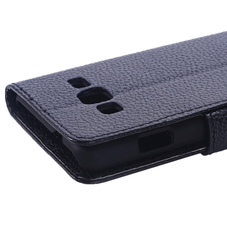 Litchi Texture Horizontal Flip Leather Case with Card Slots & Holder for Samsung Z1/Z130H