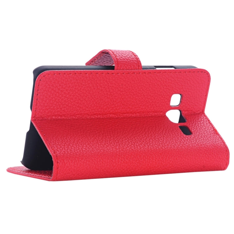 Litchi Texture Horizontal Flip Leather Case with Card Slots & Holder for Samsung Z1/Z130H