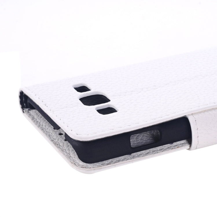 Litchi Texture Horizontal Flip Leather Case with Card Slots & Holder for Samsung Z1/Z130H