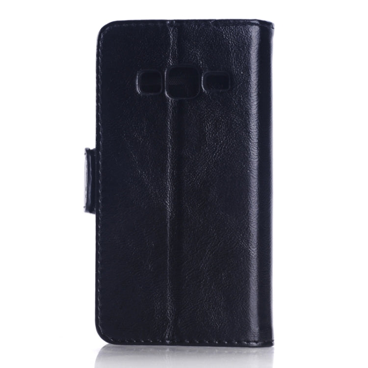 Oil Skin Texture Horizontal Flip Leather Case with Card Slots & Wallet & Holder for Galaxy Grand Max/G7200