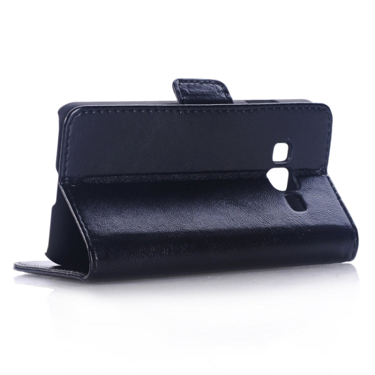 Oil Skin Texture Horizontal Flip Leather Case with Card Slots & Wallet & Holder for Galaxy Grand Max/G7200