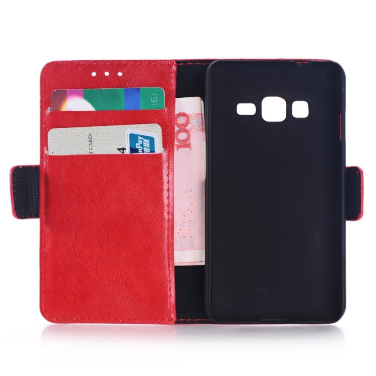 Oil Skin Texture Horizontal Flip Leather Case with Card Slots & Wallet & Holder for Galaxy Grand Max/G7200