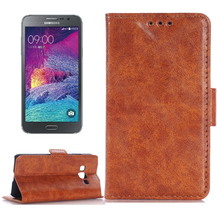 Oil Skin Texture Horizontal Flip Leather Case with Card Slots & Wallet & Holder for Galaxy Grand Max/G7200