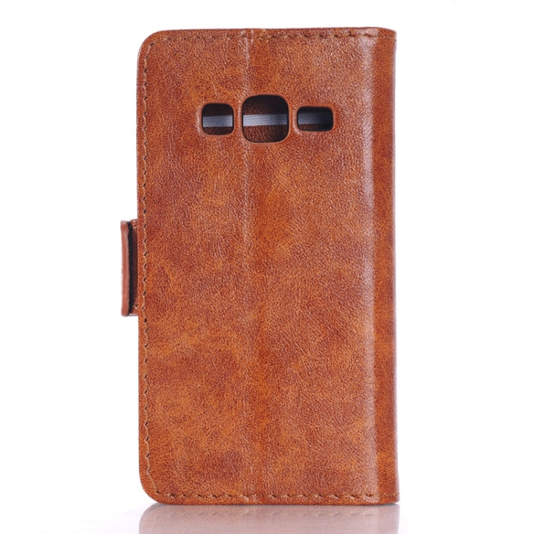 Oil Skin Texture Horizontal Flip Leather Case with Card Slots & Wallet & Holder for Galaxy Grand Max/G7200