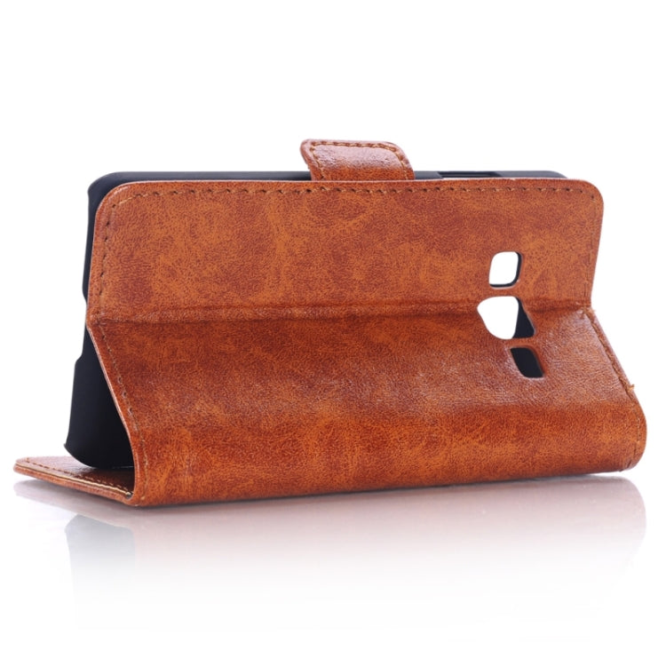 Oil Skin Texture Horizontal Flip Leather Case with Card Slots & Wallet & Holder for Galaxy Grand Max/G7200