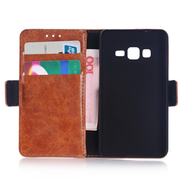 Oil Skin Texture Horizontal Flip Leather Case with Card Slots & Wallet & Holder for Galaxy Grand Max/G7200
