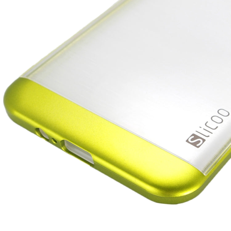 Slicoo Brushed Texture Electroplating Transparenct Combination Case for Galaxy A8 / A800