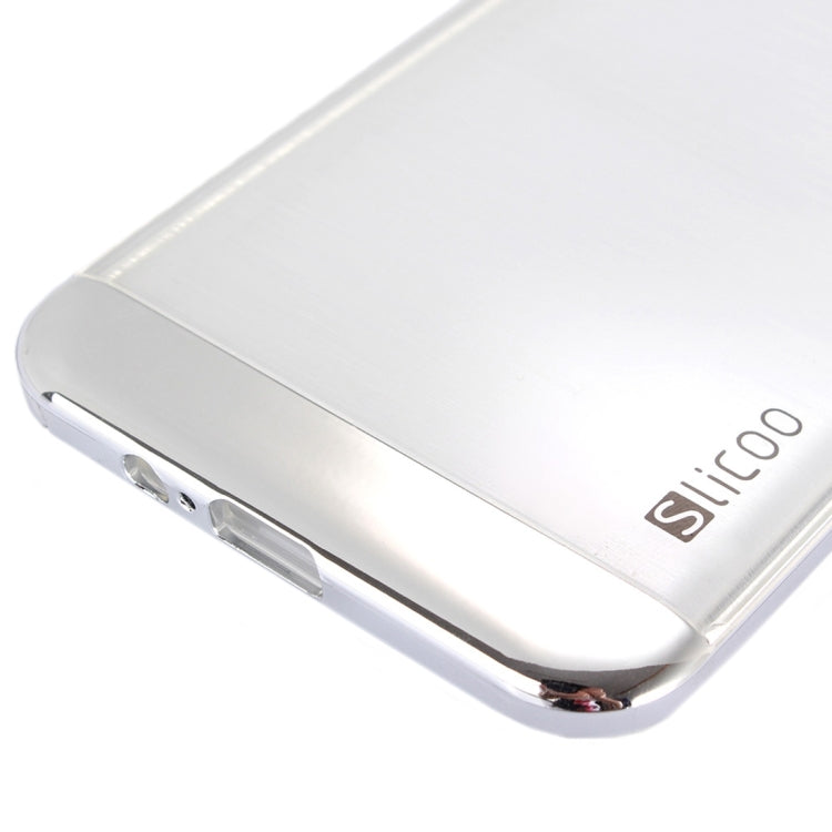 Slicoo Brushed Texture Electroplating Transparenct Combination Case for Galaxy A8 / A800
