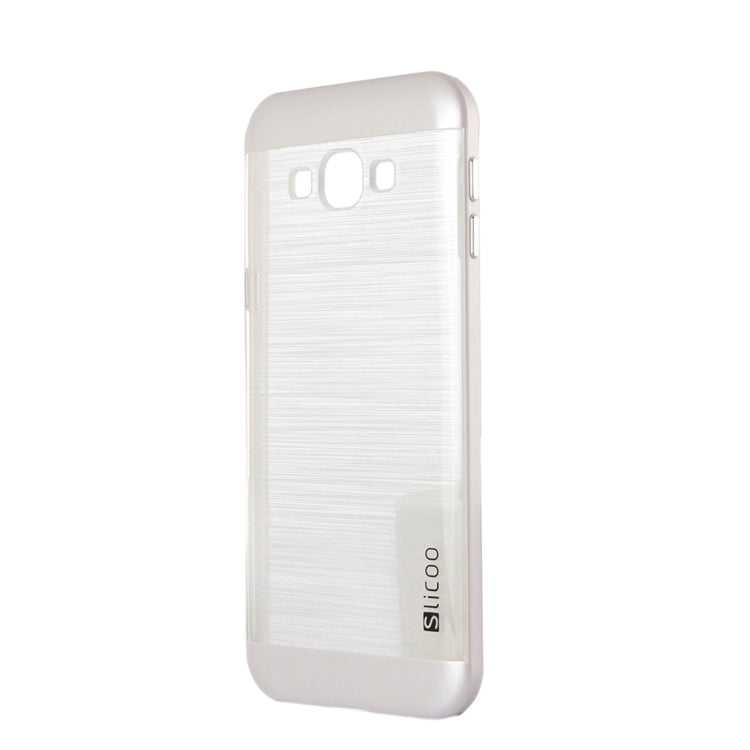Slicoo Brushed Texture Electroplating Transparenct Combination Case for Galaxy A8 / A800