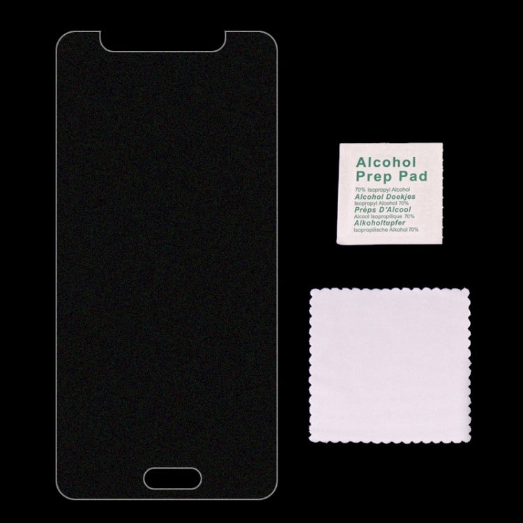 LOPURS Silver Diamond 0.26mm 9H+ Surface Hardness 2.5D Explosion-proof Tempered Glass Film for Galaxy A8 / A800