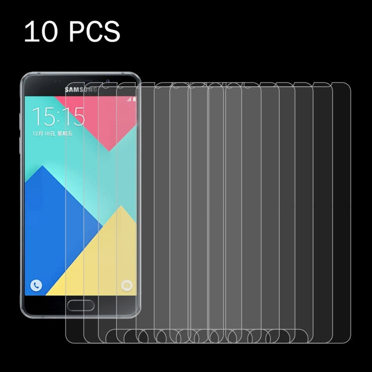 10 PCS for Samsung  Galaxy A5(2016) / A510 0.26mm 9H Surface Hardness 2.5D Explosion-proof Tempered Glass Screen Film