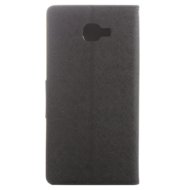 For Galaxy A9 / A900 Color Matching Cross Texture Flip Leather Case with Holder & Card Slots & Wallet