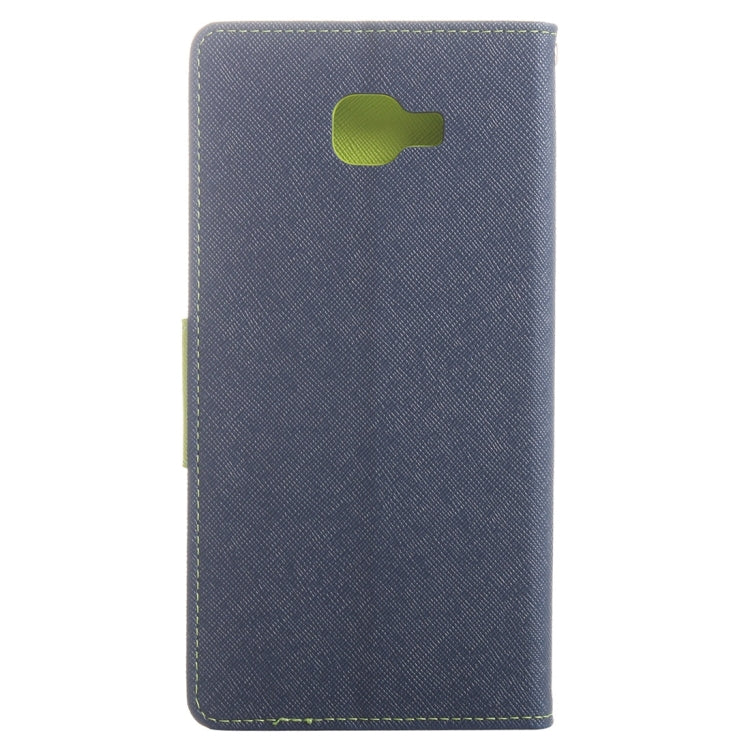 For Galaxy A9 / A900 Color Matching Cross Texture Flip Leather Case with Holder & Card Slots & Wallet