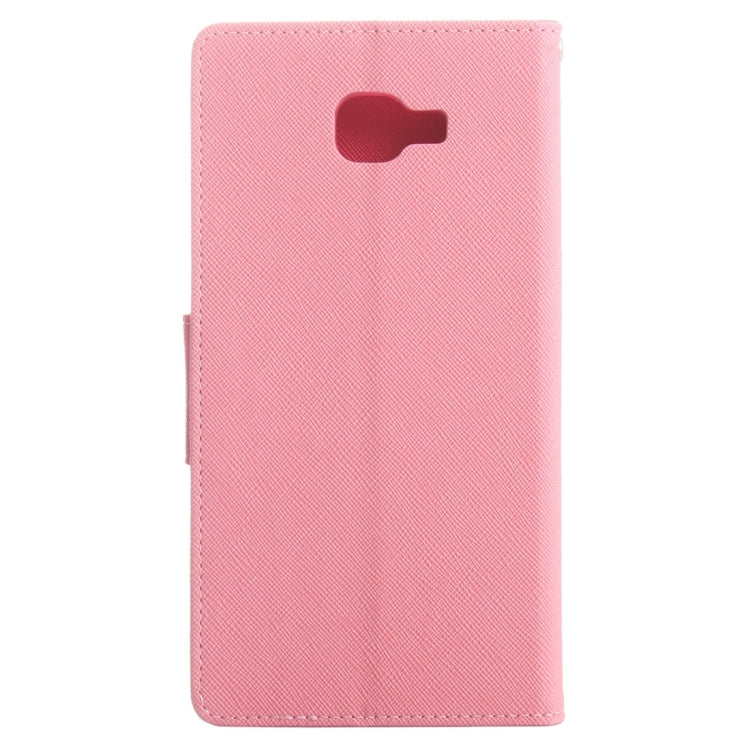 For Galaxy A9 / A900 Color Matching Cross Texture Flip Leather Case with Holder & Card Slots & Wallet