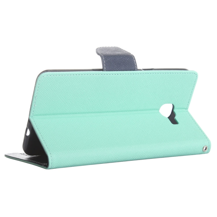 For Galaxy A9 / A900 Color Matching Cross Texture Flip Leather Case with Holder & Card Slots & Wallet