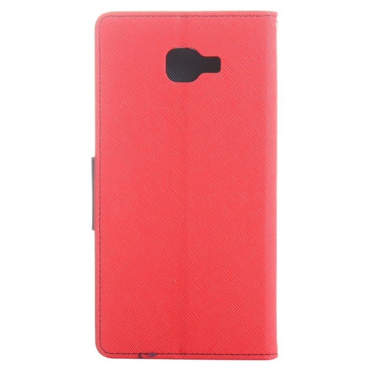 For Galaxy A9 / A900 Color Matching Cross Texture Flip Leather Case with Holder & Card Slots & Wallet