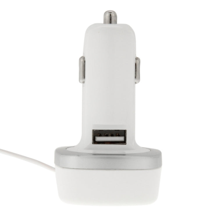 5V 2.1A Universal USB Car Charger with Micro USB Retractable Charging Cable for Galaxy S6 / S6 Edge / S5 / S IV / A3 / A7 / Note 4, Nokia, HTC, LG, Sony, Xiaomi Mobile Phone, Length: 60cm