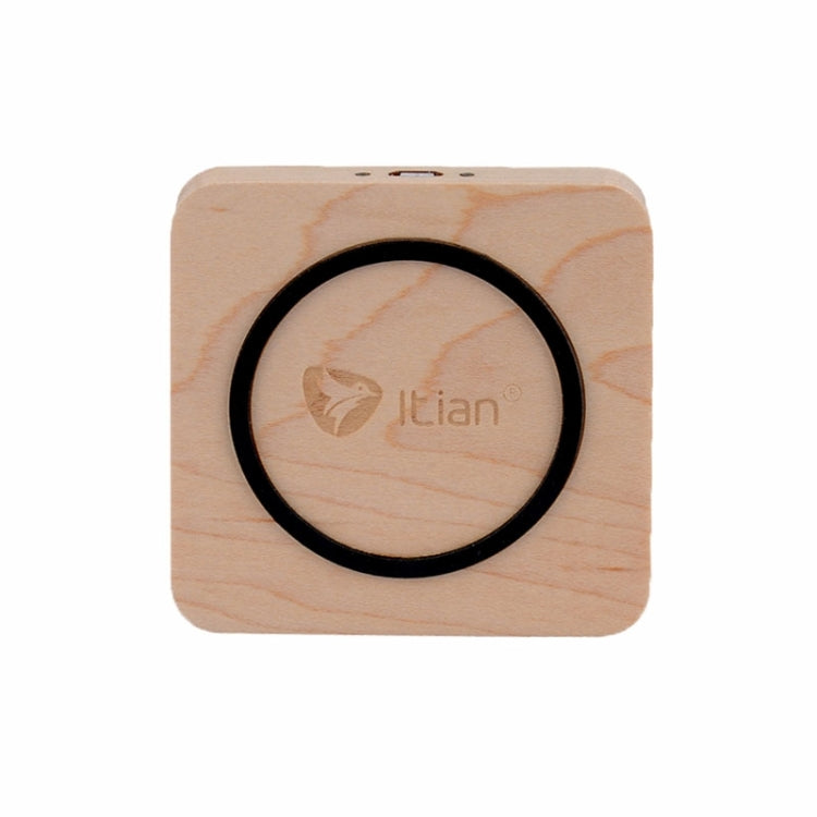 Itian Qi Wooden Square Wireless Charger Transmitter Charging Pad  for iPhone 8 / 8 Plus / X &  Galaxy S6 / S6 edge , Nokia 930 / 830 / 735 / 920 / 928 / 1520 , HTC Droid DNA / 8X , LG Nexus4 / Nexus5 / Nexus6 / Nexus7 / G4 / G3 / G2 / G Pro , SONY Z3V