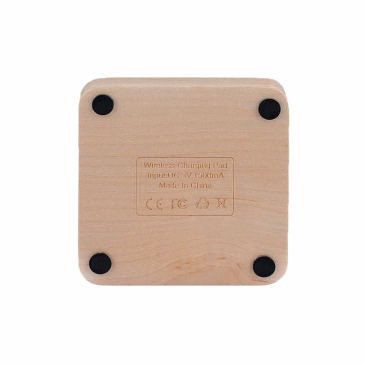 Itian Qi Wooden Square Wireless Charger Transmitter Charging Pad  for iPhone 8 / 8 Plus / X &  Galaxy S6 / S6 edge , Nokia 930 / 830 / 735 / 920 / 928 / 1520 , HTC Droid DNA / 8X , LG Nexus4 / Nexus5 / Nexus6 / Nexus7 / G4 / G3 / G2 / G Pro , SONY Z3V