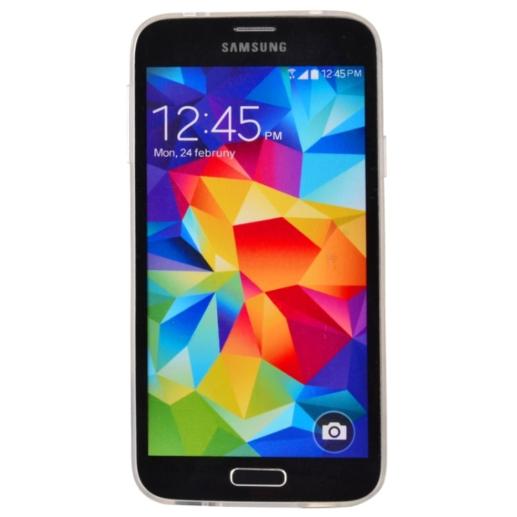 Diamond Encrusted Mirror TPU Protective Case for Galaxy S5 / G900(Grey)