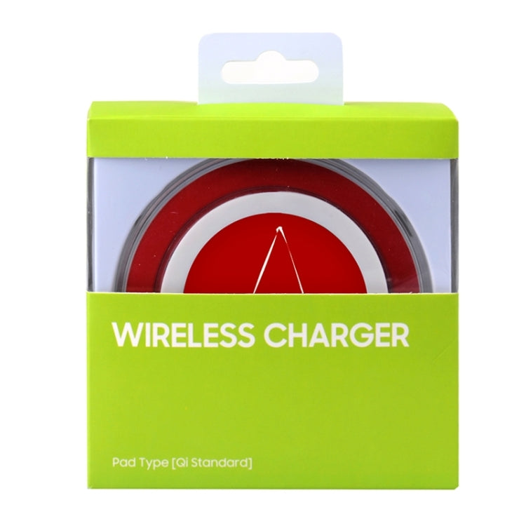 Itian S6 Qi Standard Christmas Pad Type Wireless Charger Transmitter Charging Plate  for iPhone 8 / 8 Plus / X &  Galaxy S8 & S8 + / LG G6 / Huawei P10 & P10 Plus / OnePlus 5 / Xiaomi Mi6 & Max 2 /and other Smartphones(Red)