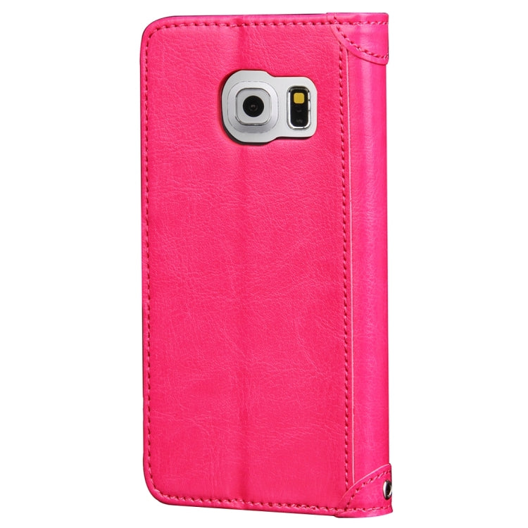 For Galaxy S7 / G930 Crazy Horse Texture Horizontal Flip Leather Case