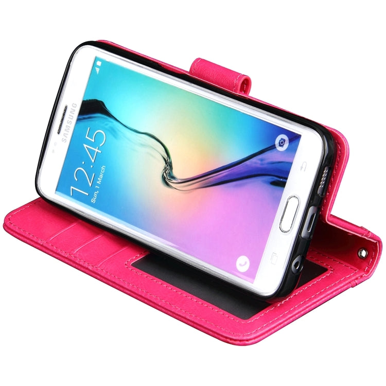 For Galaxy S7 / G930 Crazy Horse Texture Horizontal Flip Leather Case