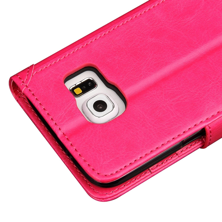 For Galaxy S7 / G930 Crazy Horse Texture Horizontal Flip Leather Case