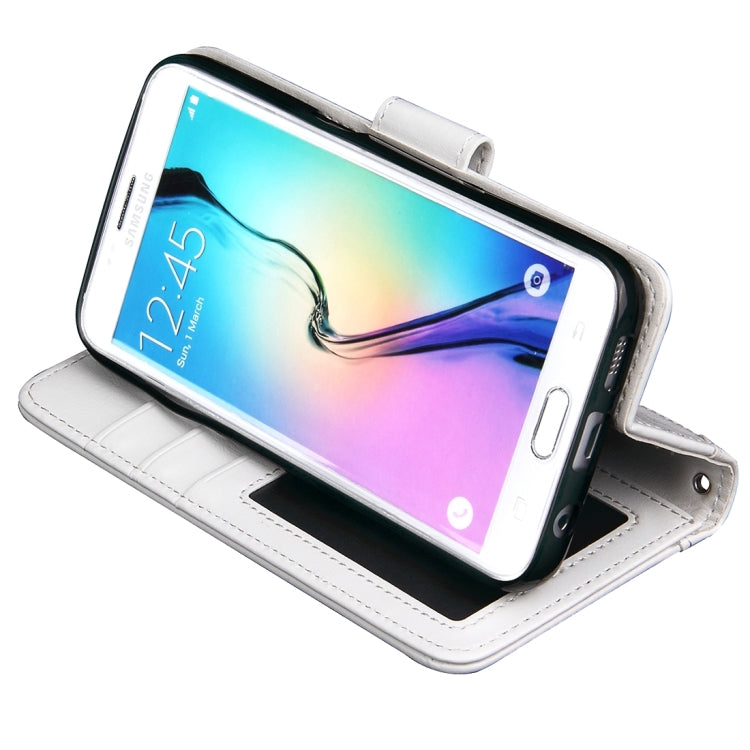 For Galaxy S7 / G930 Crazy Horse Texture Horizontal Flip Leather Case