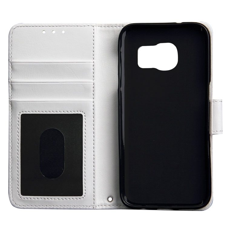 For Galaxy S7 Edge / G935 Crazy Horse Texture Horizontal Flip Leather Case with Holder & Card Slots & Wallet & Photo Frame