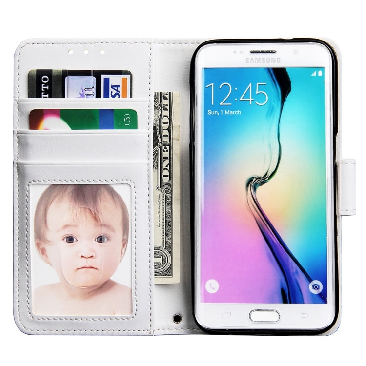 For Galaxy S7 Edge / G935 Crazy Horse Texture Horizontal Flip Leather Case with Holder & Card Slots & Wallet & Photo Frame