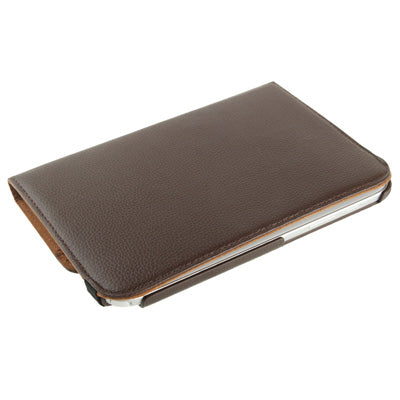 360 Degree Rotatable Litchi Texture Leather Case with Holder for Galaxy Note 8.0 / N5100