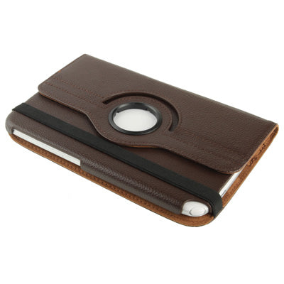 360 Degree Rotatable Litchi Texture Leather Case with Holder for Galaxy Note 8.0 / N5100