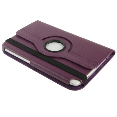 360 Degree Rotatable Litchi Texture Leather Case with Holder for Galaxy Note 8.0 / N5100