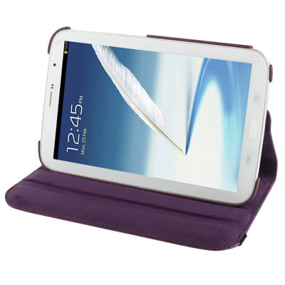 360 Degree Rotatable Litchi Texture Leather Case with Holder for Galaxy Note 8.0 / N5100