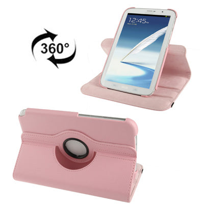 360 Degree Rotatable Litchi Texture Leather Case with Holder for Galaxy Note 8.0 / N5100