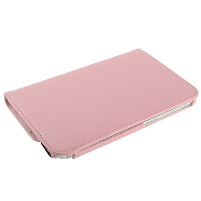 360 Degree Rotatable Litchi Texture Leather Case with Holder for Galaxy Note 8.0 / N5100
