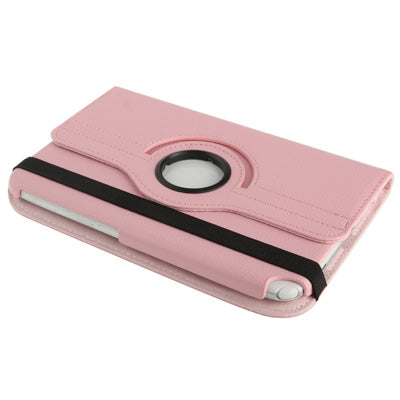360 Degree Rotatable Litchi Texture Leather Case with Holder for Galaxy Note 8.0 / N5100