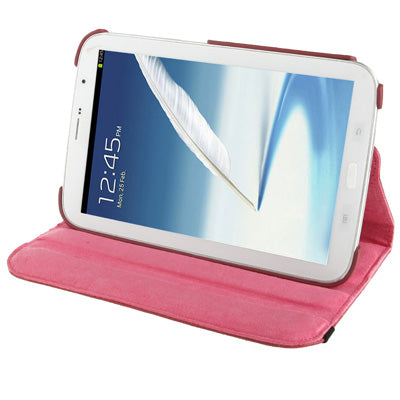 360 Degree Rotatable Litchi Texture Leather Case with Holder for Galaxy Note 8.0 / N5100