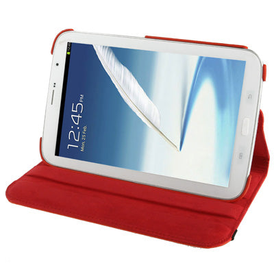 360 Degree Rotatable Litchi Texture Leather Case with Holder for Galaxy Note 8.0 / N5100