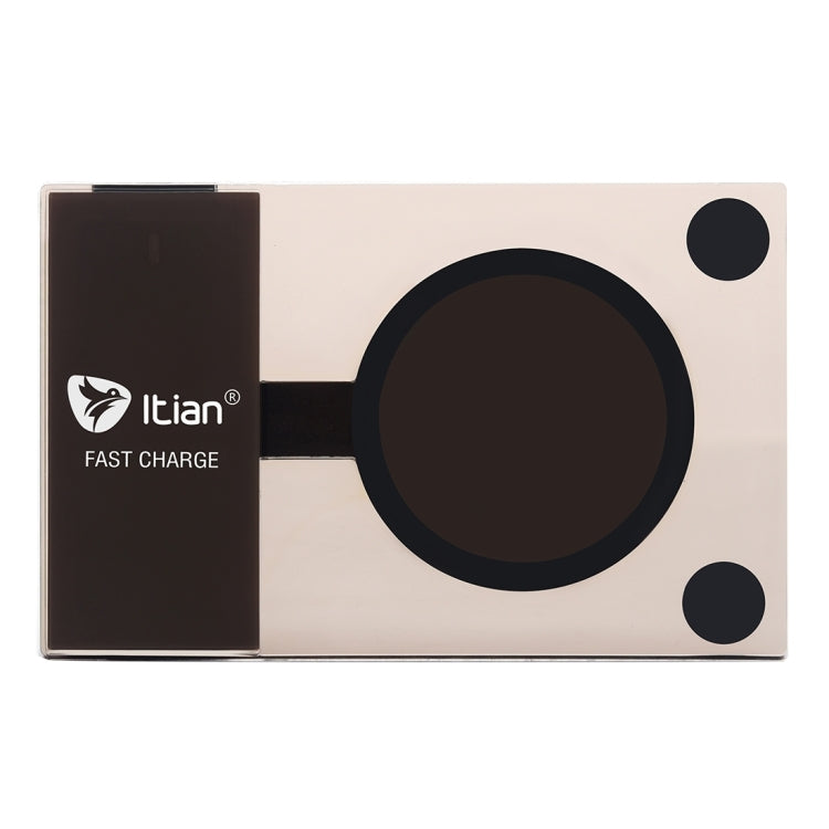 Itian A10-10W Rectangle Qi Standard Wireless Charger  for iPhone 8 / 8 Plus / X &  Galaxy S7 Edge / S7 / S6 / S6 edge / S6 edge + / Note 5,