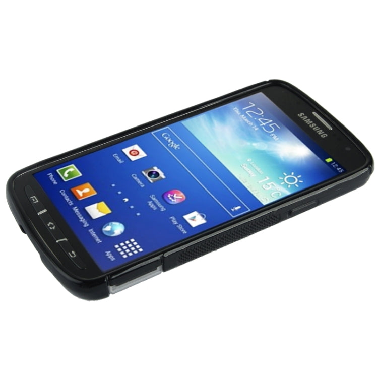 Translucent TPU + Plastic Case with Holder for Galaxy S IV Active / i9295