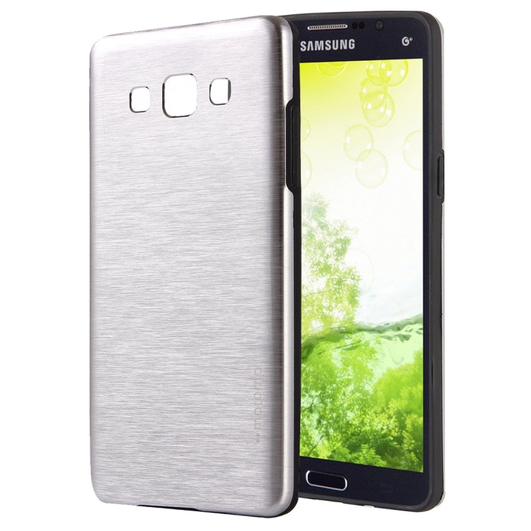 For Galaxy A5 / A500 MOTOMO Brushed Texture Metal + TPU Protective Case