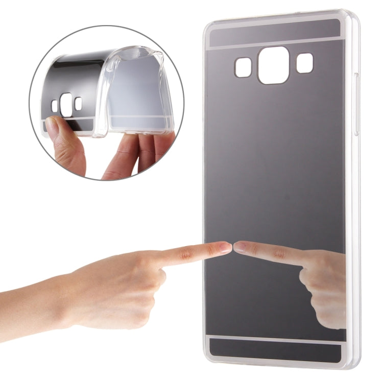For Galaxy A7 / A700 Electroplating Mirror TPU Protective Case