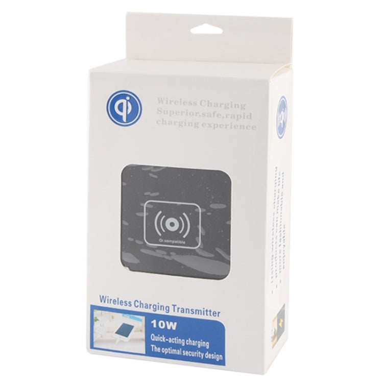 Qi Standard Ultra Slim Wireless Charger Mat / Wireless Charging Transmitter, For iPhone 8 / 8 Plus / X &  Galaxy S6 / Note III / N9000, Nokia Lumia 920 / Lumia 820 / LG Nexus 4 / HTC 8X / Droid DNA / Galaxy S III / Samsung Note II / Galaxy S IV / i9500