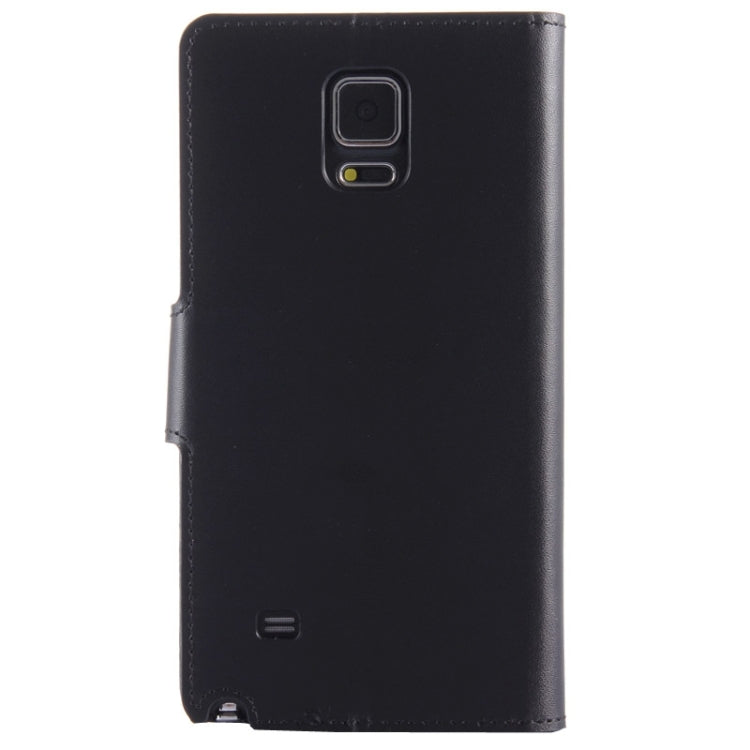 Split Leather Case with Holder & Card Slots for Galaxy Note 4 / N910