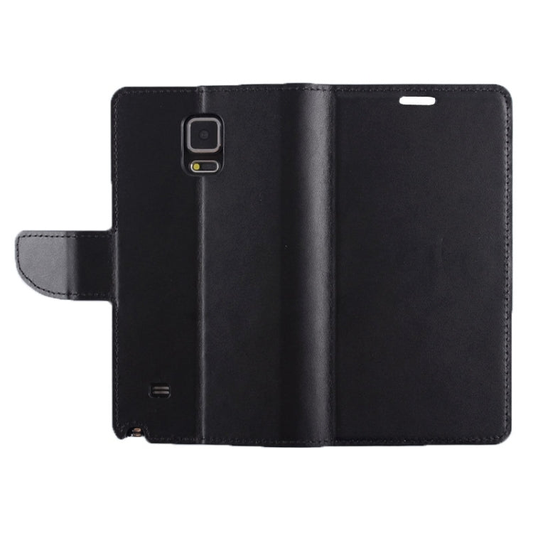 Split Leather Case with Holder & Card Slots for Galaxy Note 4 / N910