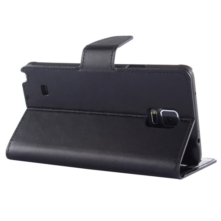 Split Leather Case with Holder & Card Slots for Galaxy Note 4 / N910